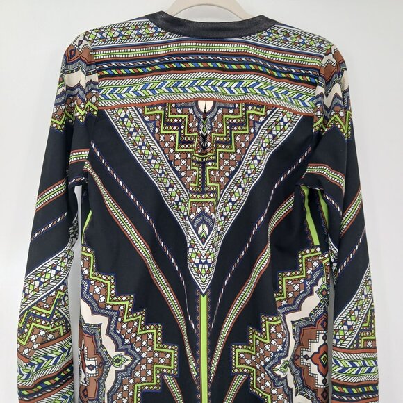 Hale Bob Geometric Print Maxi Dress Size Small Multicolor - Picture 7 of 14